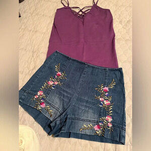 ANGEL PREMIUM-~ 100% COTTON SHORTS/ TOP~OUTFIT~10